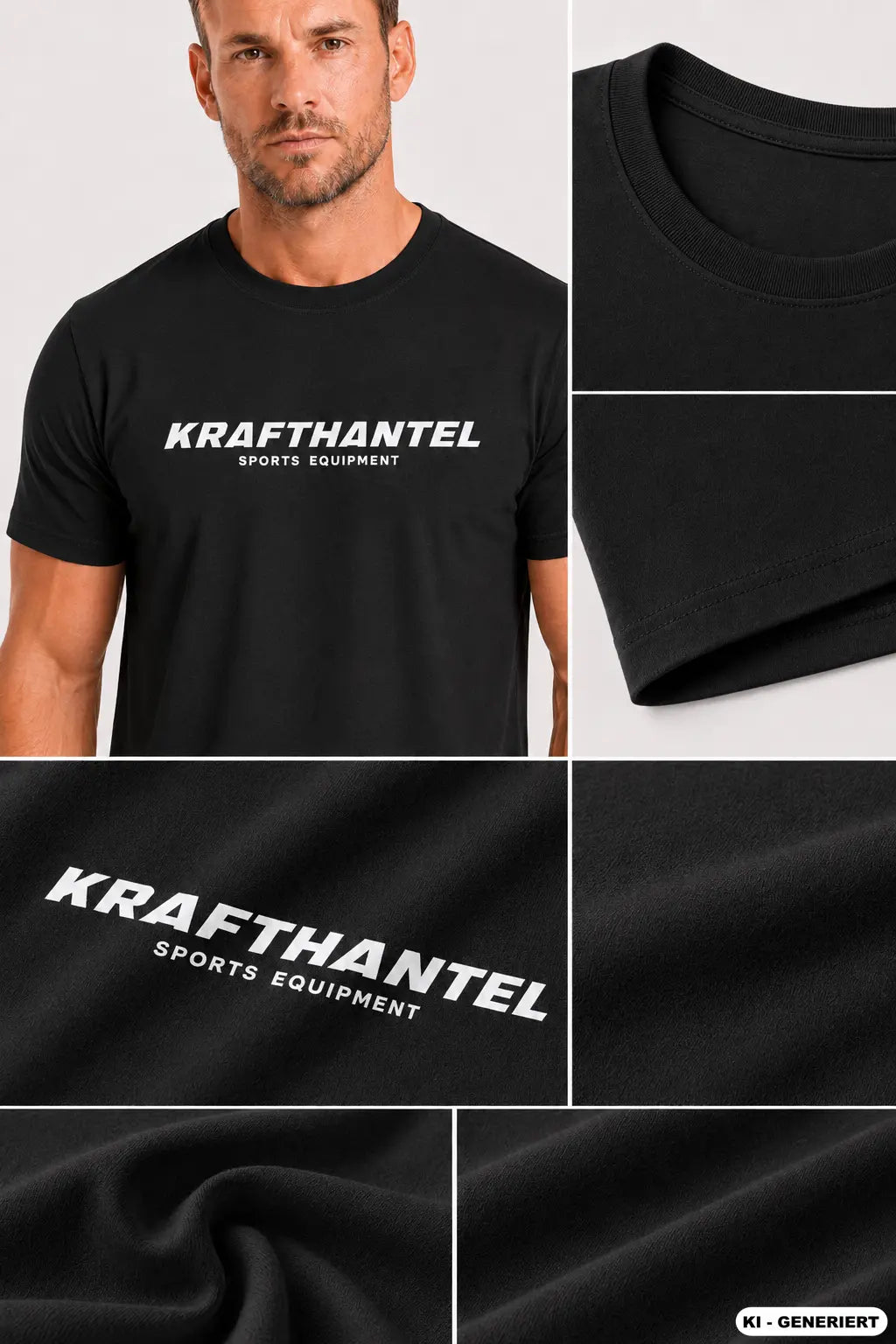 Cotton T-Shirt KRAFTHANTEL White