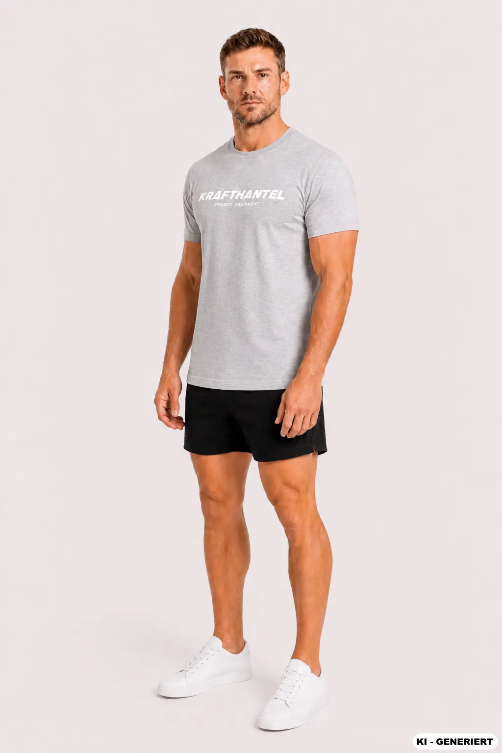 Cotton T-Shirt KRAFTHANTEL White