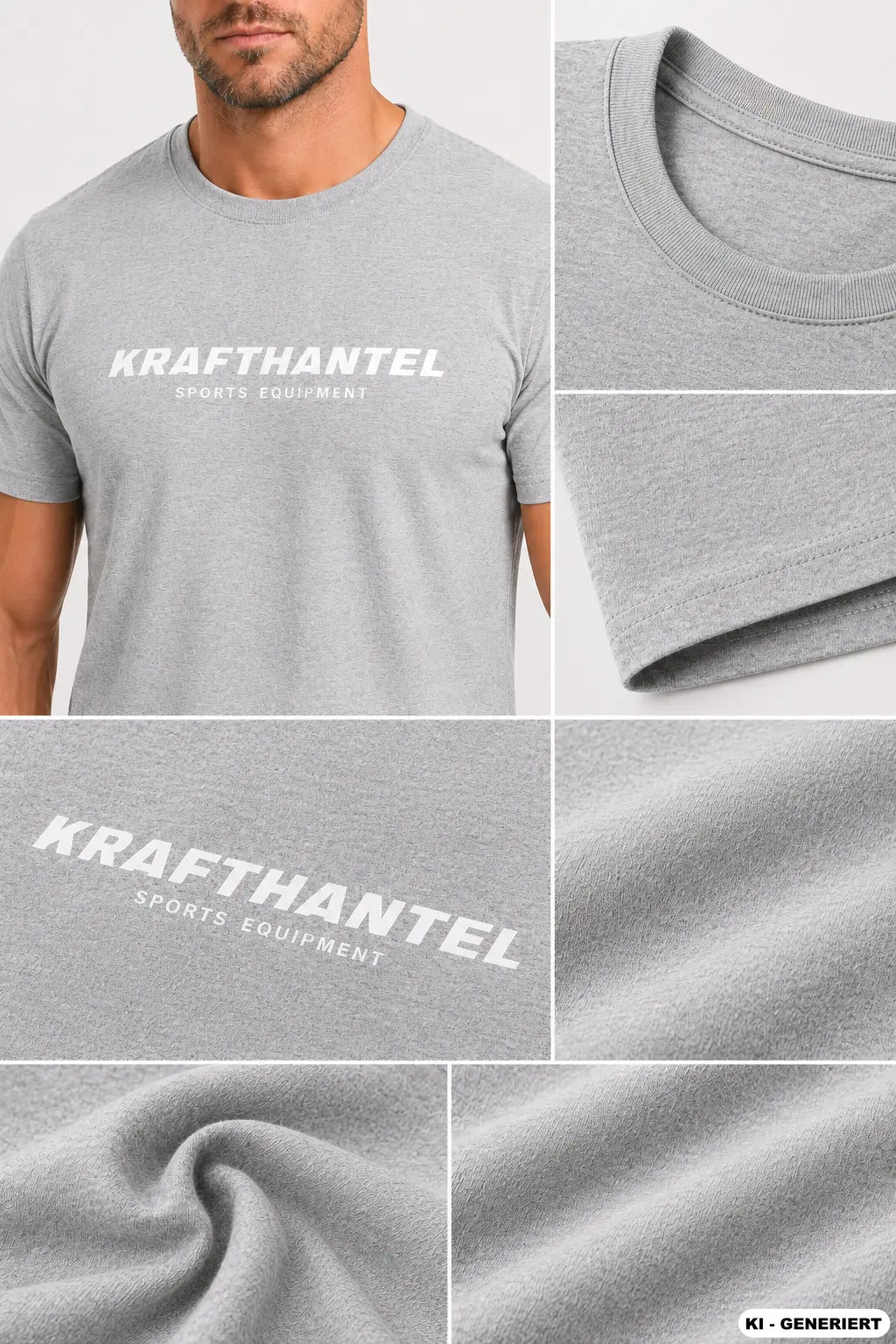 Cotton T-Shirt KRAFTHANTEL White
