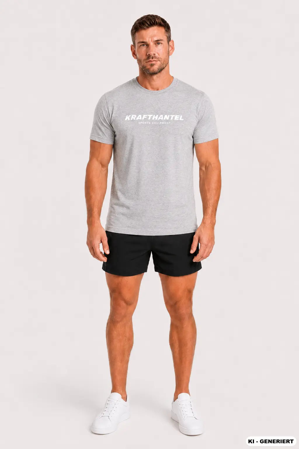 Cotton T-Shirt KRAFTHANTEL White