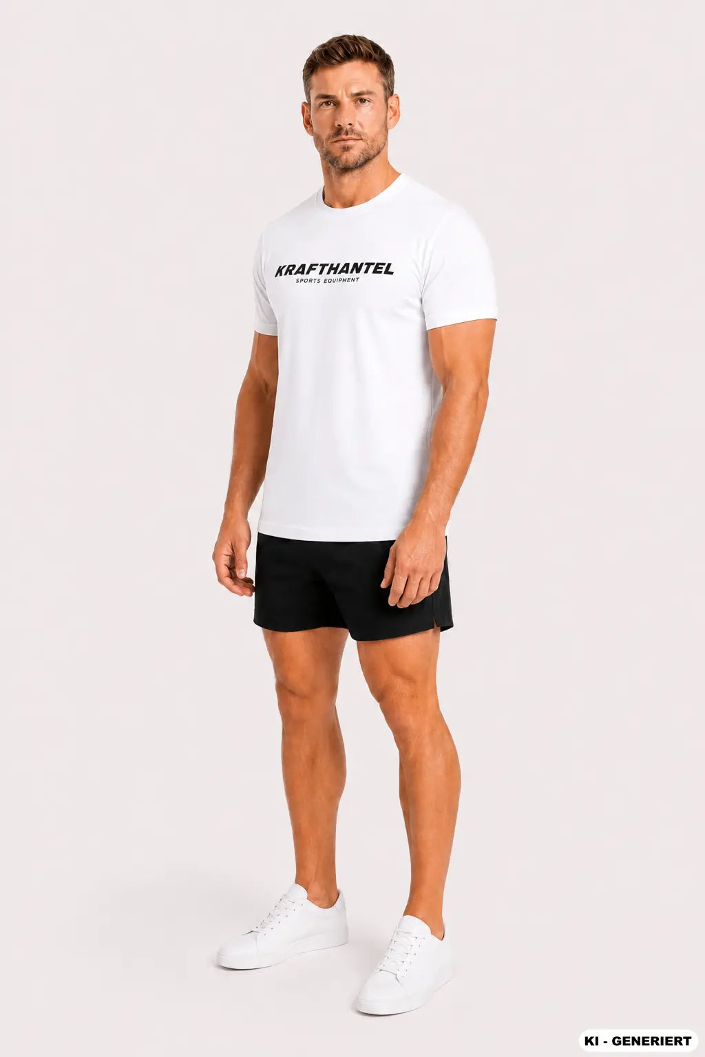 Cotton T-Shirt KRAFTHANTEL White