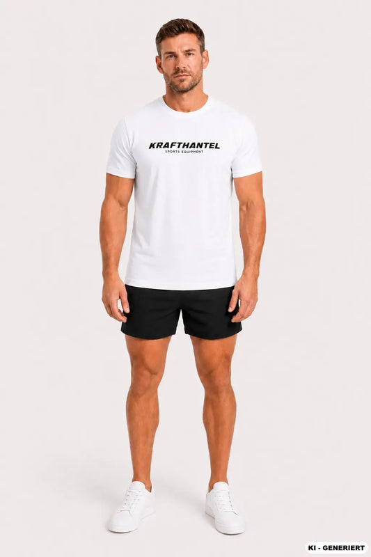Cotton T-Shirt KRAFTHANTEL White