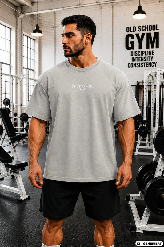 KHHC KRAFT Bodybuilder Oversized Shirt Grey