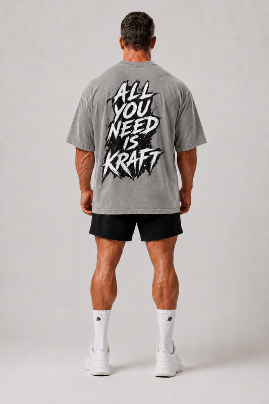 KHHC HardCore Oversized Shirt Washed Grey